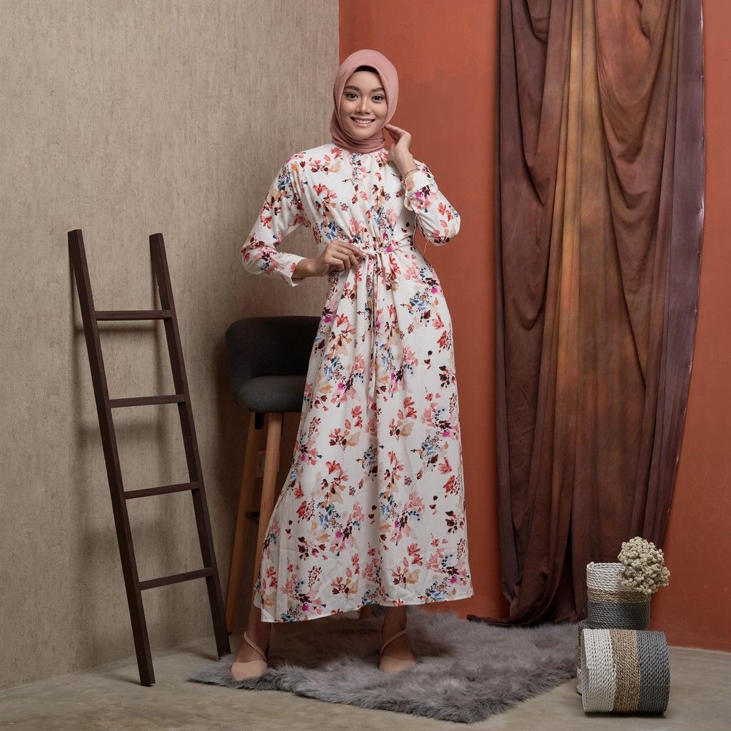 Gamis Maxi Dress Bahan Premium Aurelia 0015
