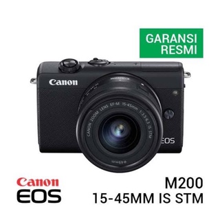 Canon EOS M200 Kit 15-45mm Garansi Resmi