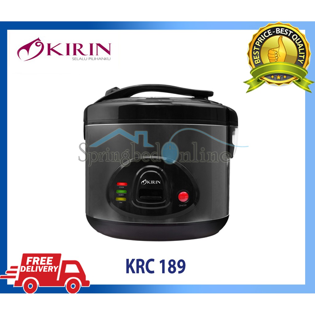 RICE COOKER KIRIN KRC 189 2 LITER