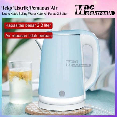 TEKO LISTRIK ATAU ALAT PEMANAS AIR SERBAGUNA MULAI UKURAN 1.5L 1.8L 2.3L