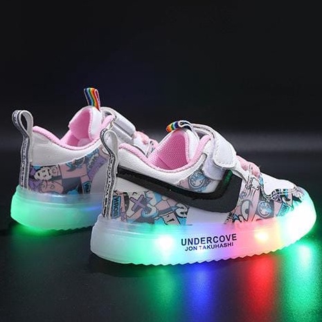 Cove Sepatu LED Anak Sneakers Anak Size 21-30 Usia 1-5 Tahun