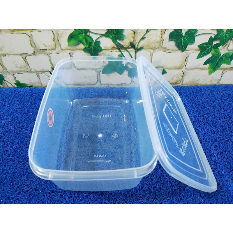 Tepak 1800 ml homiah S / Tepak makan / Nasi / Bekal / Tempat makanan serbaguna / wadah saji