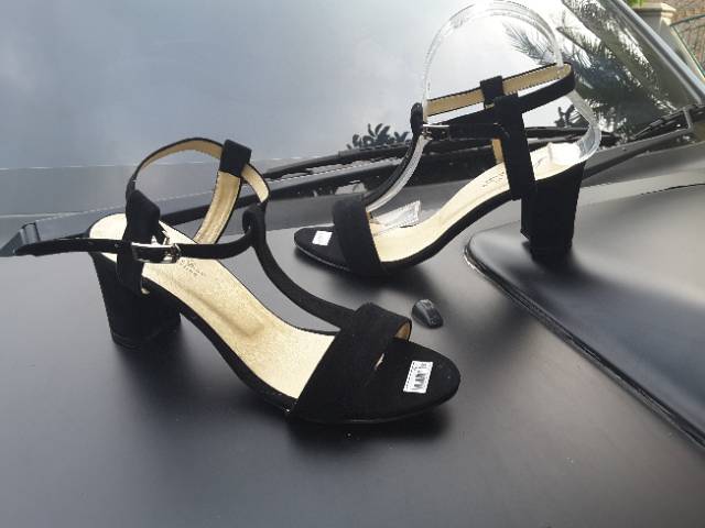 HOT PROMOO HIGH HEELS PD313 HITAM (REALPICT GESER)