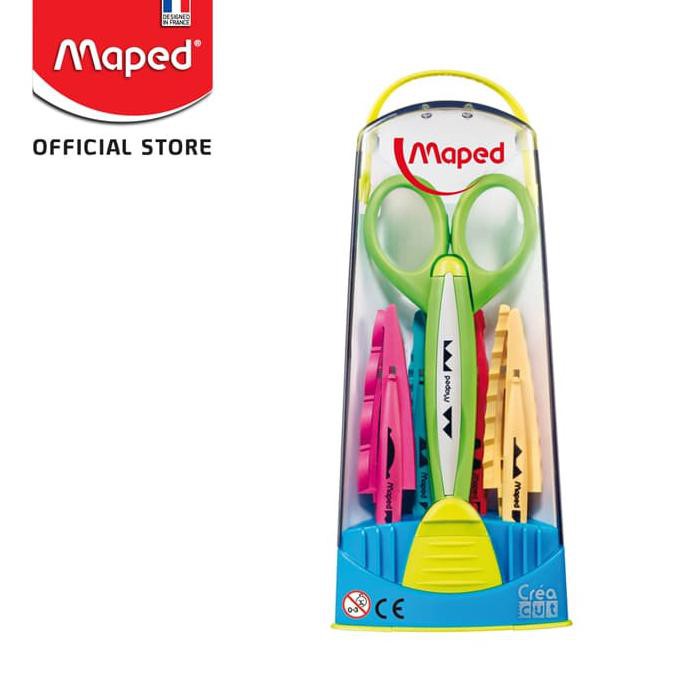

✨BISA COD✨ Maped Craft Scissors with 5 Blades