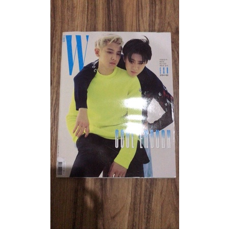 W KOREA MAGAZINE EXO SC (SEHUN CHANYEOL) AND BAEKHYUN