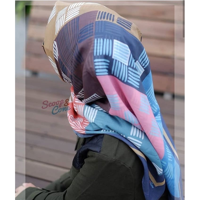 Jilbab Cross Scarf by Scoop and Cone