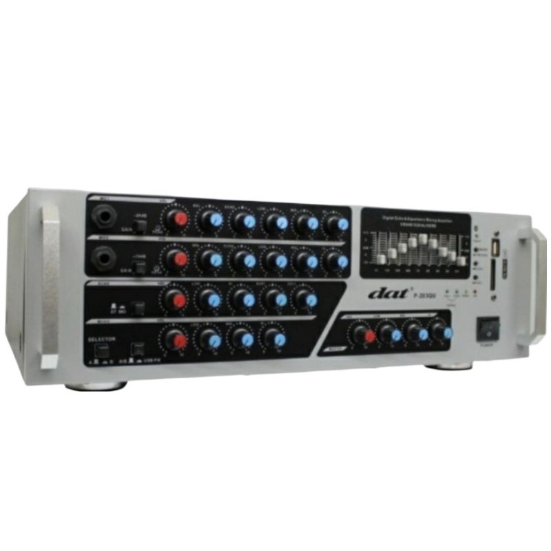 Amplifier Sound System DAT P203QU Bluetooth 9 Band Power Ampli Stereo