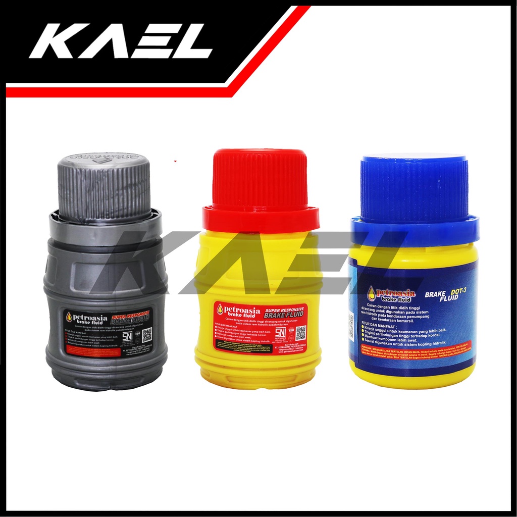 Minyak Rem DOT3-DOT4 Motor Bebek-Matic-Sport 50 ml Honda-dll Universal PETROASIA Brake Fluid Dot 3-4