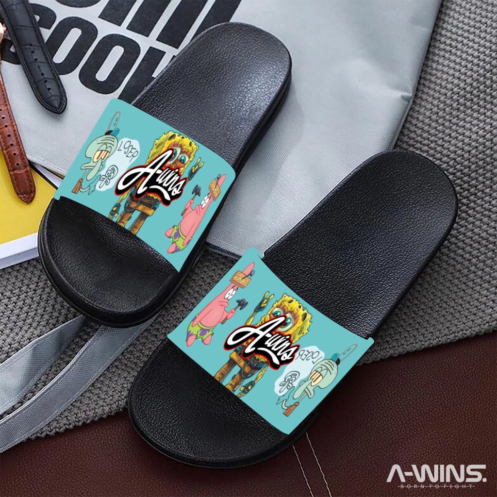 NEW ARRIVAL Sandal Slide Pria Terbaru Original Slip on Cowok Slide - Sendal selop laki laki dewasa u