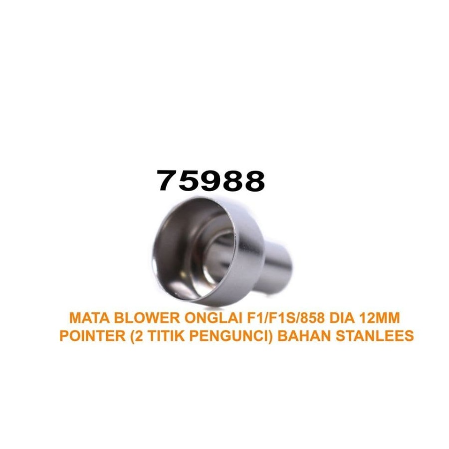 Mata blower onglai fixtool F1/F1S/858 DIA 12MM POINTER 2TITIK KUNCI