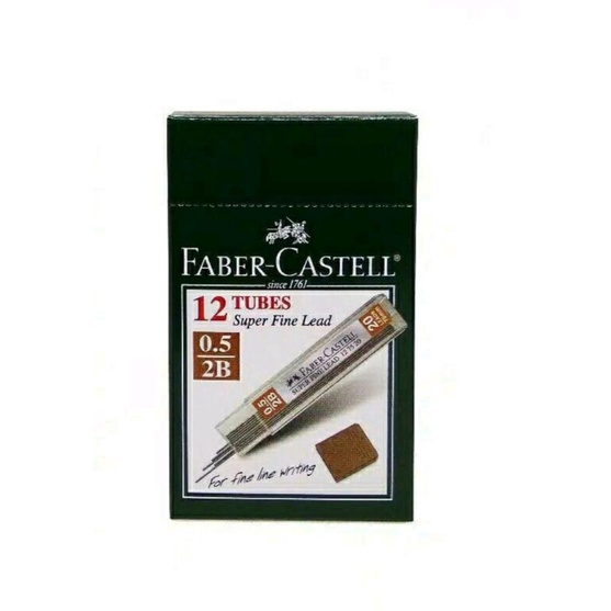 

Refill Isi Pensil Mekanik Faber Castell 2B 0.5mm - Pencil Lead Faber-Castell 0,5