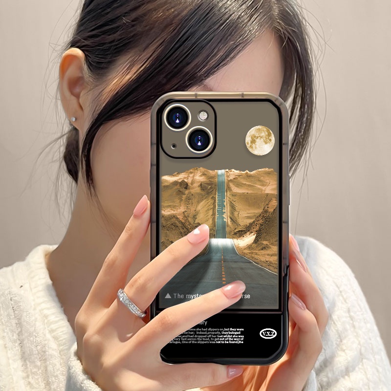 North Road Case TPU Transparan Shockproof Cover Iphone 11 12 13 Pro MAX 7 8 Plus X XR XS MAX 6 6S