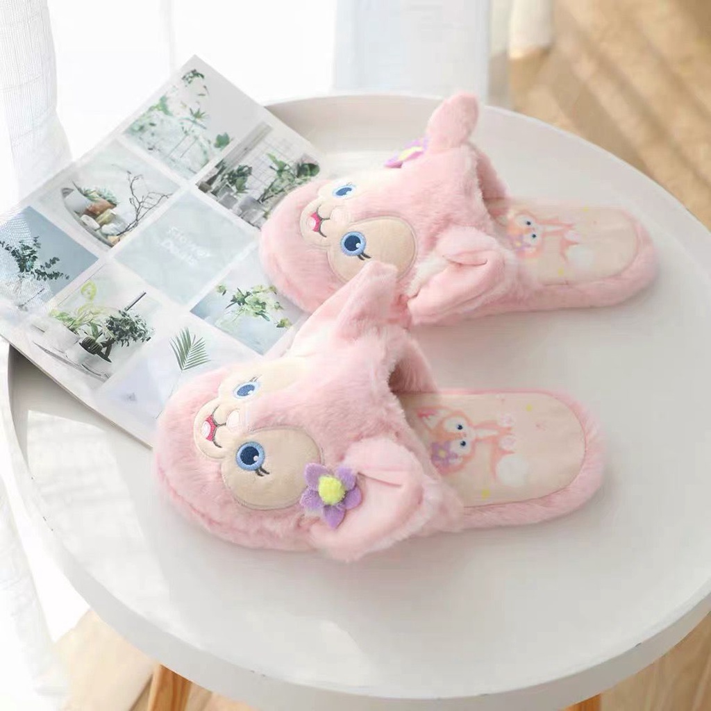 SANDAL RUMAH LINABELL PINK DUFFY BEAR SHELLIE MAY SEPATU KAMAR