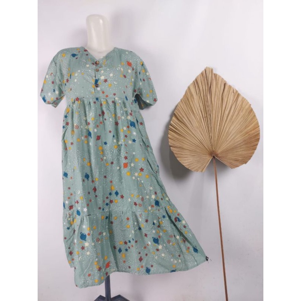 DRESS SANDRA RUFFLE K3/DRESS BUSUI/DRESS KEKINIAN