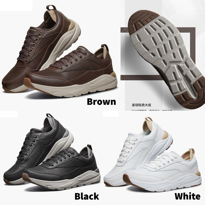 Skechers / Skechers Verrado Corden / Skechers Pria / Sepatu Kerja Pria - BROWN, 42