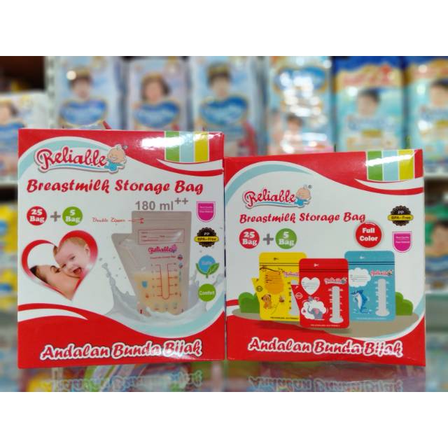 RELIABLE BRESTMILK / KANTONG ASI / PENYIMPAN ASI
