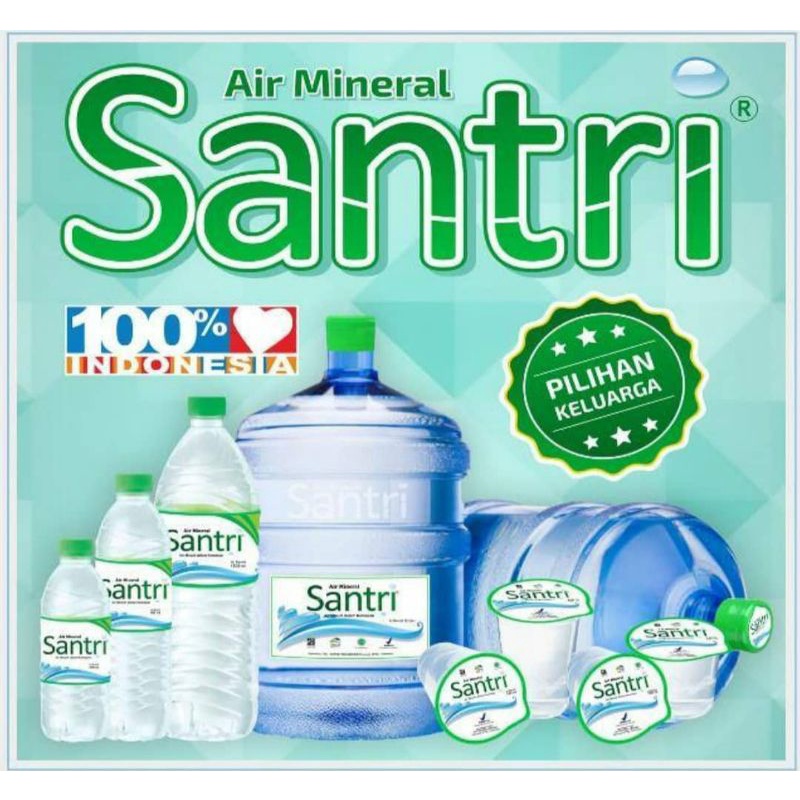 

air santri botol 330ml