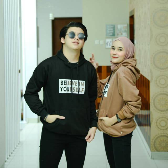 HOODIE UNISEX BELIEVE IN YOUR SELF - ATASAN KEKINIAN TERLARIS