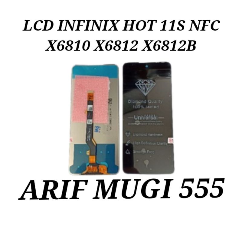 Lcd Touchscreen Infinix Hot 11S Nfc X6812 X6812B Fullset Original