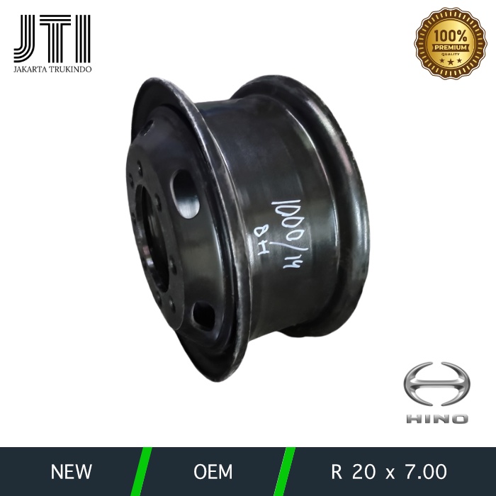 PELEK VELG RODA HINO LOHAN FM 260 TI 8 LUBANG R20 x 7.00 TIRE 1000