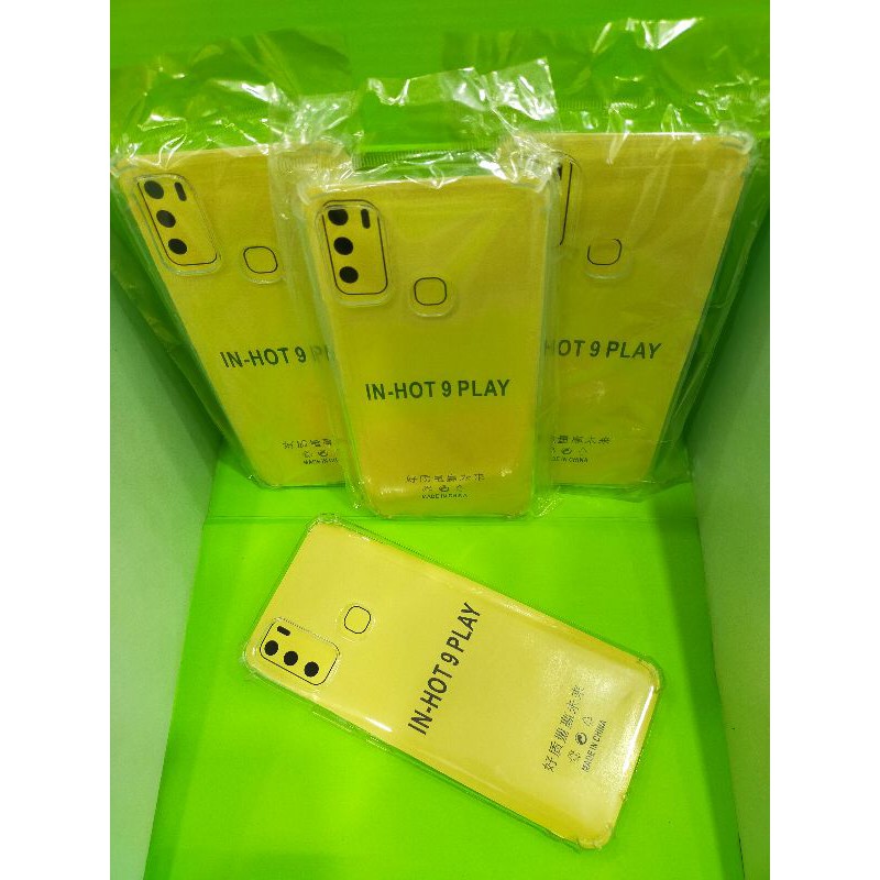 Silicon Bening Transparan Case Anti crack infinix All type