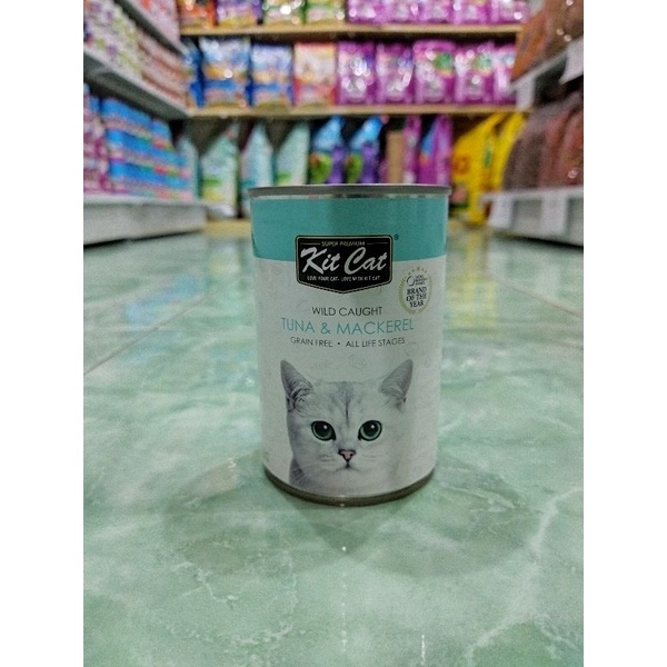 Makanan kaleng Kit Cat Grainfree 400gram wet food all varian