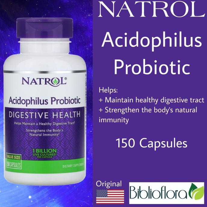 natrol probiotic acidophilus, 1 billion 150 kapsul