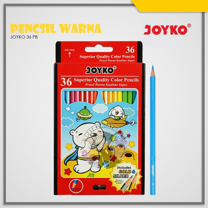 

[SET] PENSIL WARNA JOYKO 36 WARNA CP-36PB*