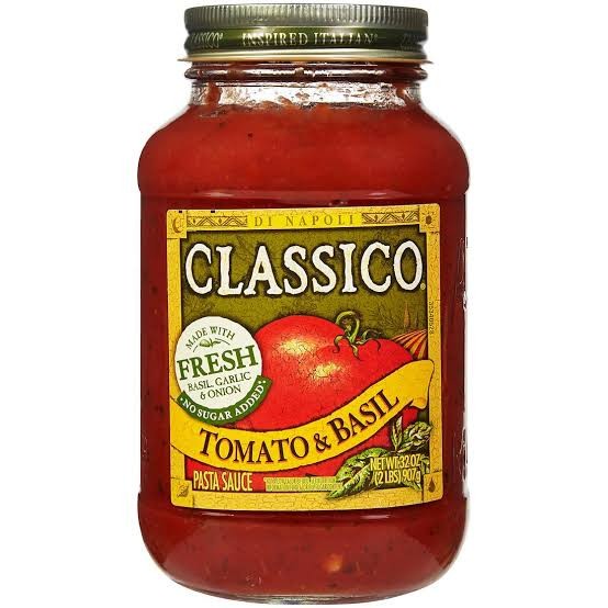 

classico tomato & basil pasta sauce 907gr | spaghetti | pasta | saus
