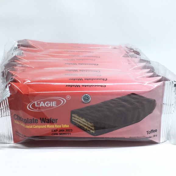 

Lagie Wafer Toffe 1 Pack isi 10 Pcs