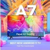 TCL Android Smart TV 32 Inch 32A7 Smart Android 11 Panel A+ - 32A7