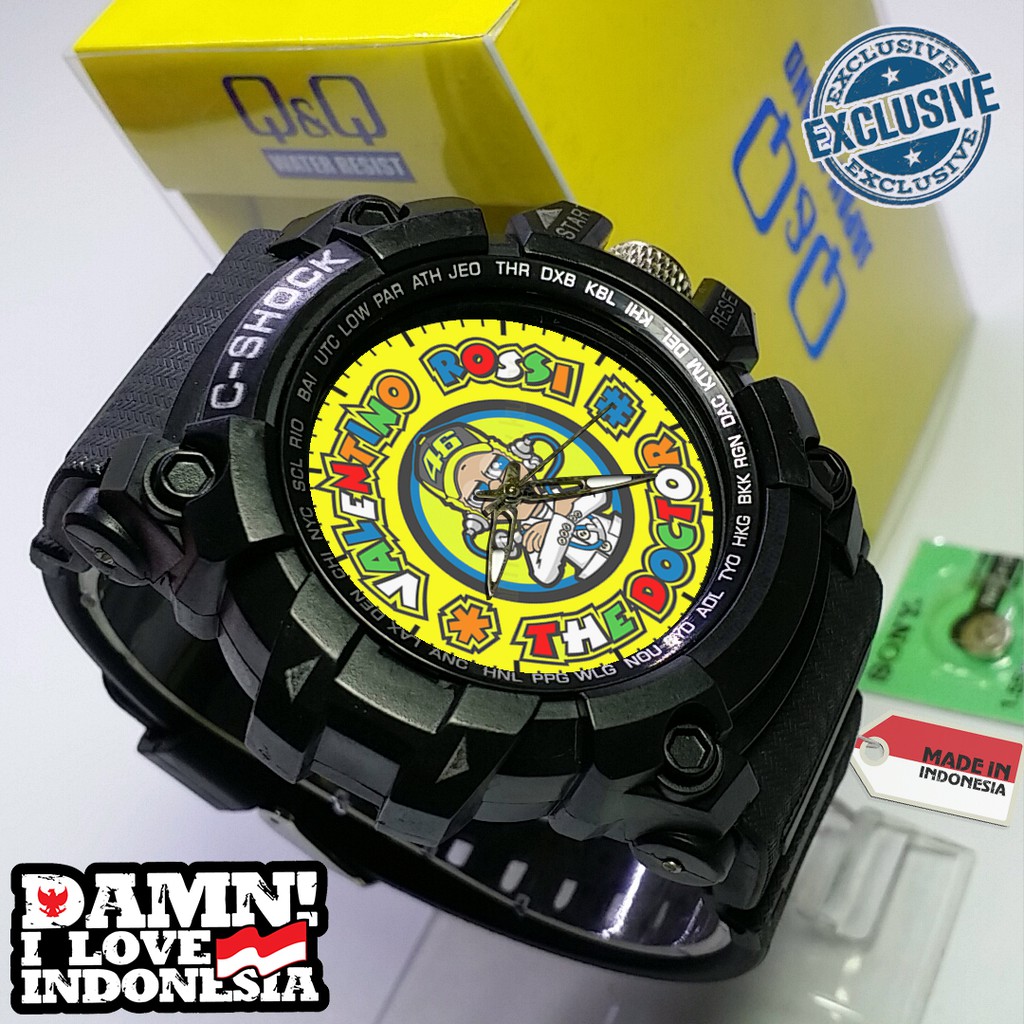 Jam Tangan Custom VALENTINO ROSSI 46 Outdoor