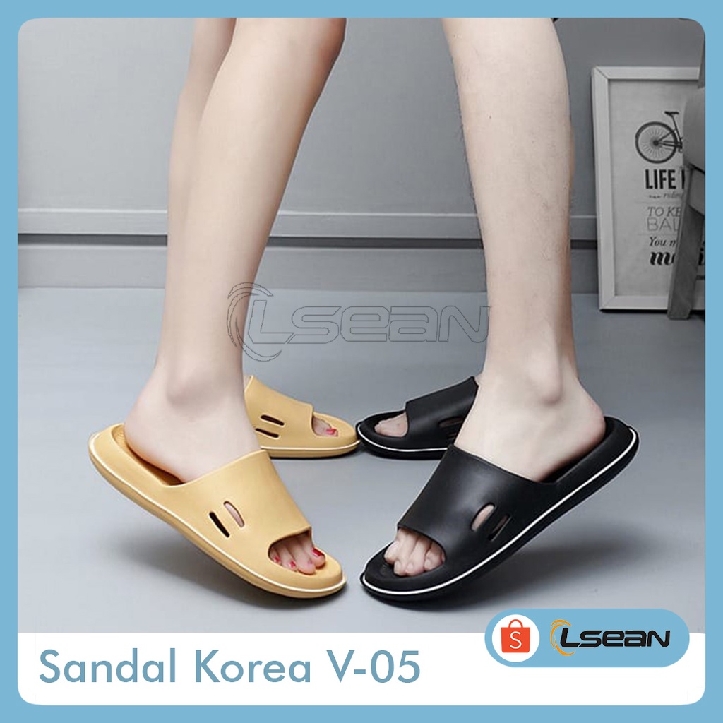 SANDAL SLIP ON CEWEK BAHAN EVA TERBARU SANDAL KOREA | SANDAL V-05