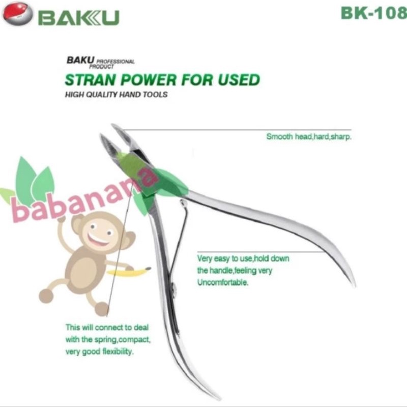 Tang Baku BK-108 potong cutting pliers nippers gundam tamiya wire