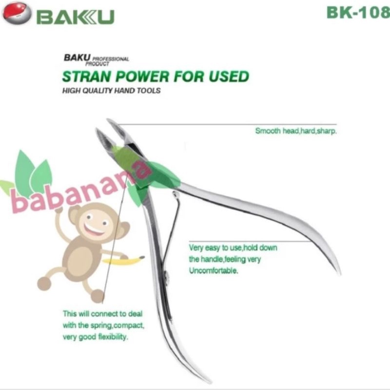 Tang Baku BK-108 potong cutting pliers nippers gundam tamiya wire