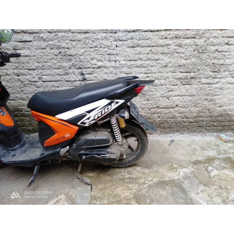 X ride 125 Lama aksesoris custom ekor tail belakang