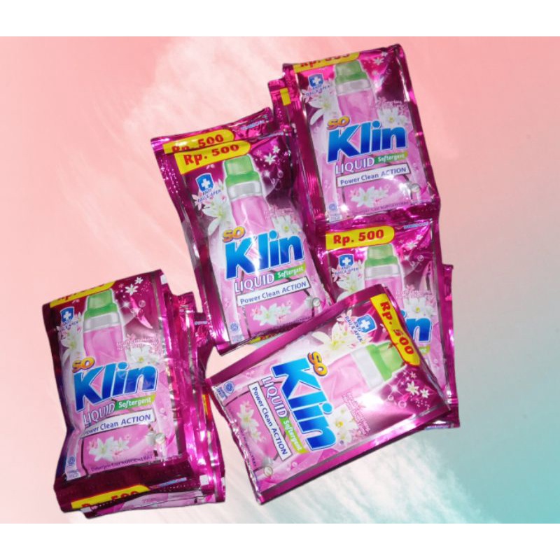 so klin liquid 6 sachet