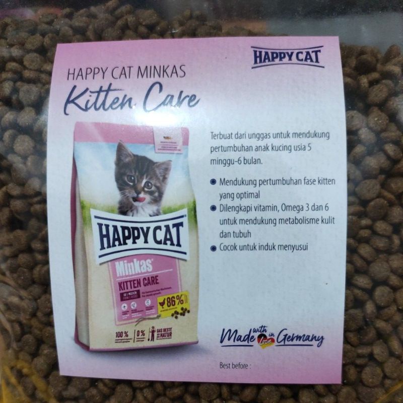 happy cat minkas kitten care 1kg