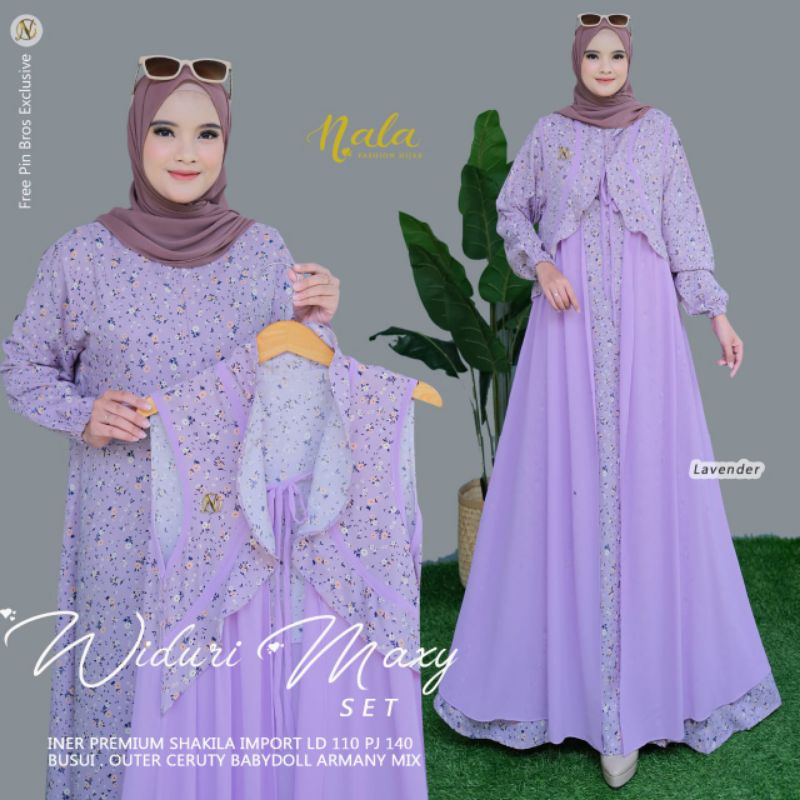 Widuri Maxy Set By Ory Nala Fashion Hijab