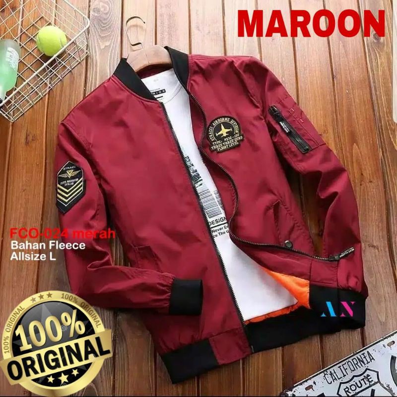 JAKET PRIA BOMEER ORIJINAL BAHAN PARASUT