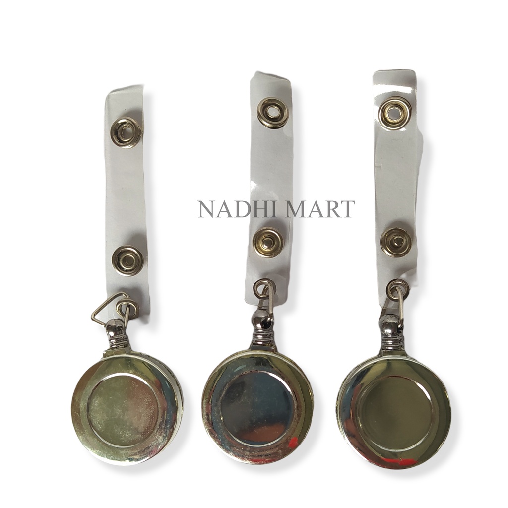 

NAME TAG ID CARD HOLDER YOYO GANTUNGAN ID CARD / NAME TAG YOYO SILVER/CHROME