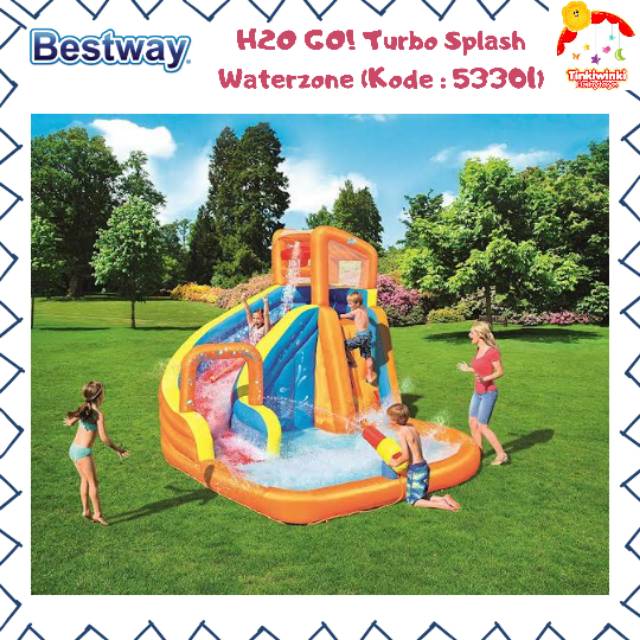 Bestway H2O GO! Turbo Splash Waterzone (Kode :53301) kolam renang anak