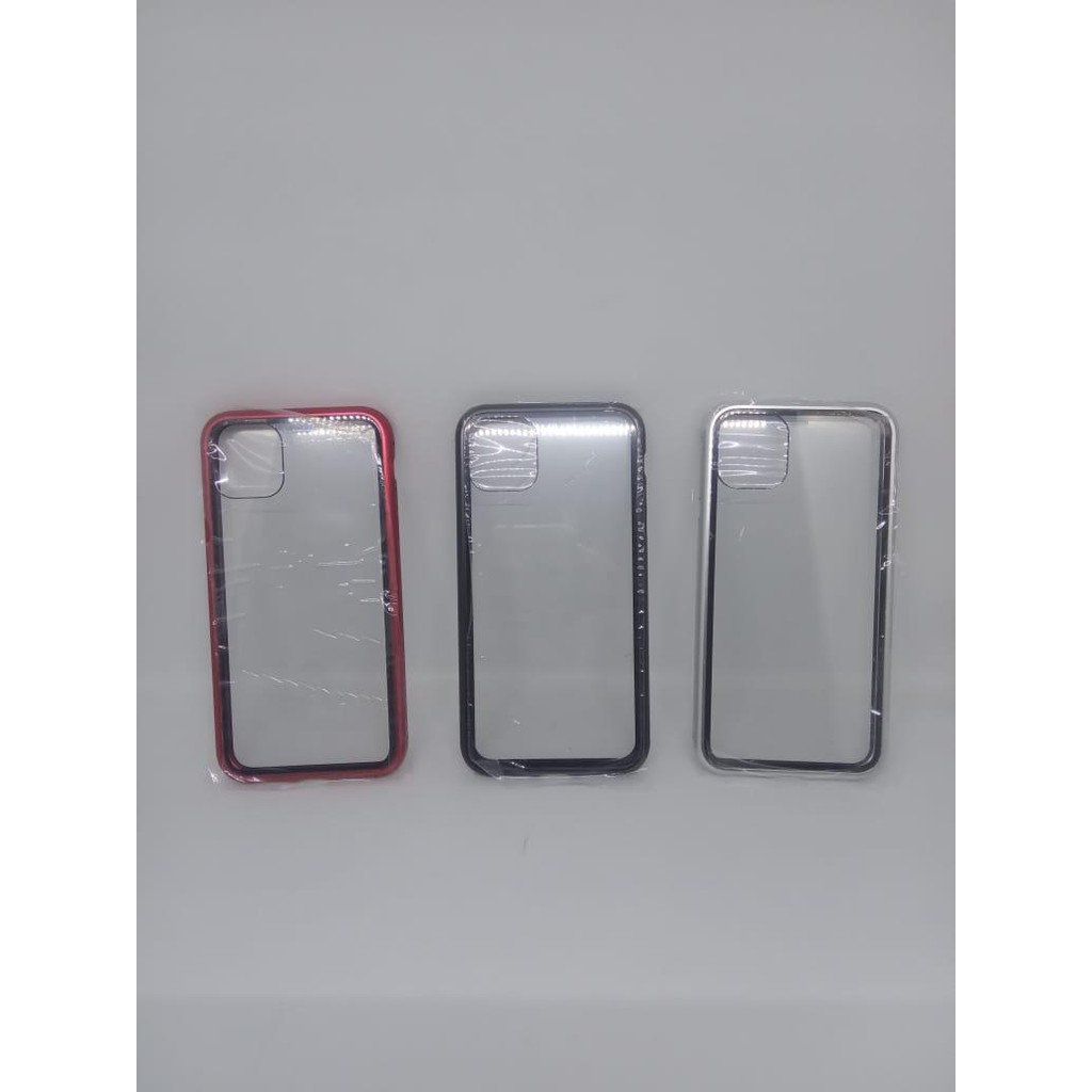 Depan belakang glass premium magnetic glass full cover 360 iphone 11 pro max