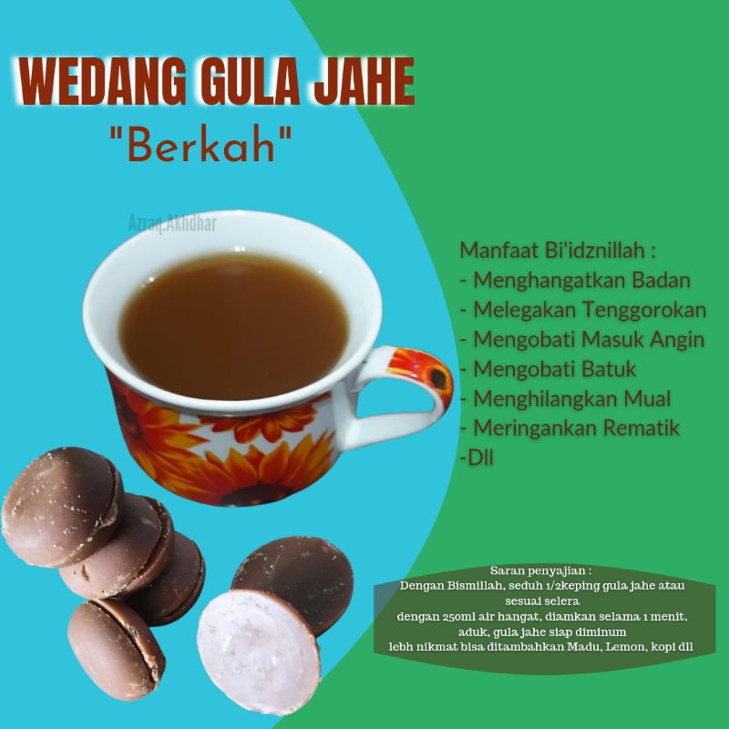 

Gula Jahe | Wedang Gula Jahe Homemade | Isi 10-12keping berat 250gr | Banjarmasin