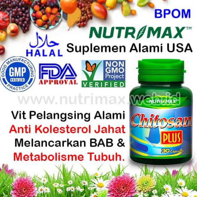 S02S NUTRIMAX CHITOSAN PLUS VITAMIN/OBAT UNTUK PENURUN BERAT BADAN (DIET) MJX3