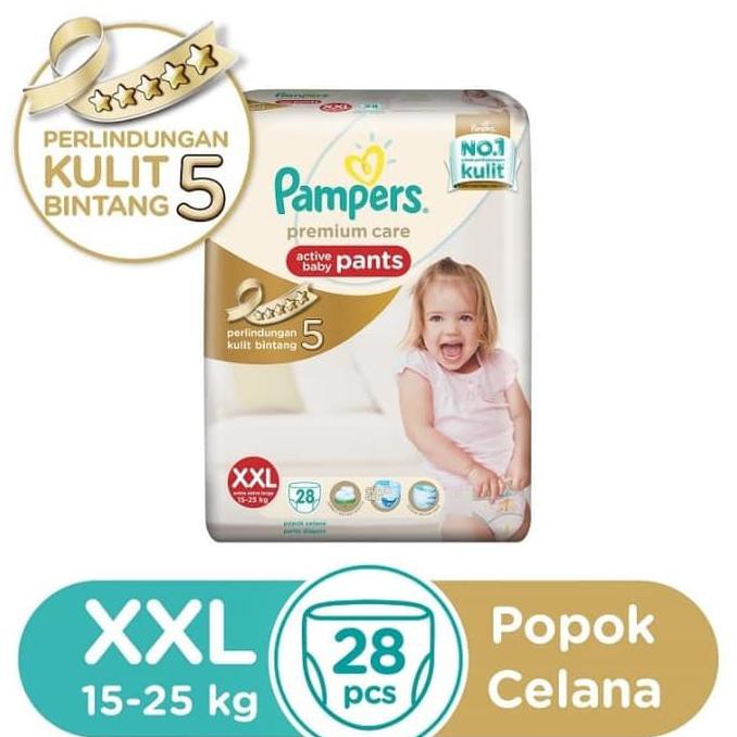 Pampers Premium Care Ukuran Xxl 28 - Pampers