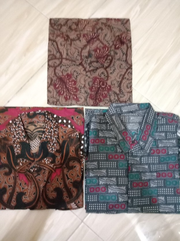Size M L Xl Xxl Bswart Batik Hrb026 Kenongo Hem Batik Tirta Merah Kemeja Batik Pria