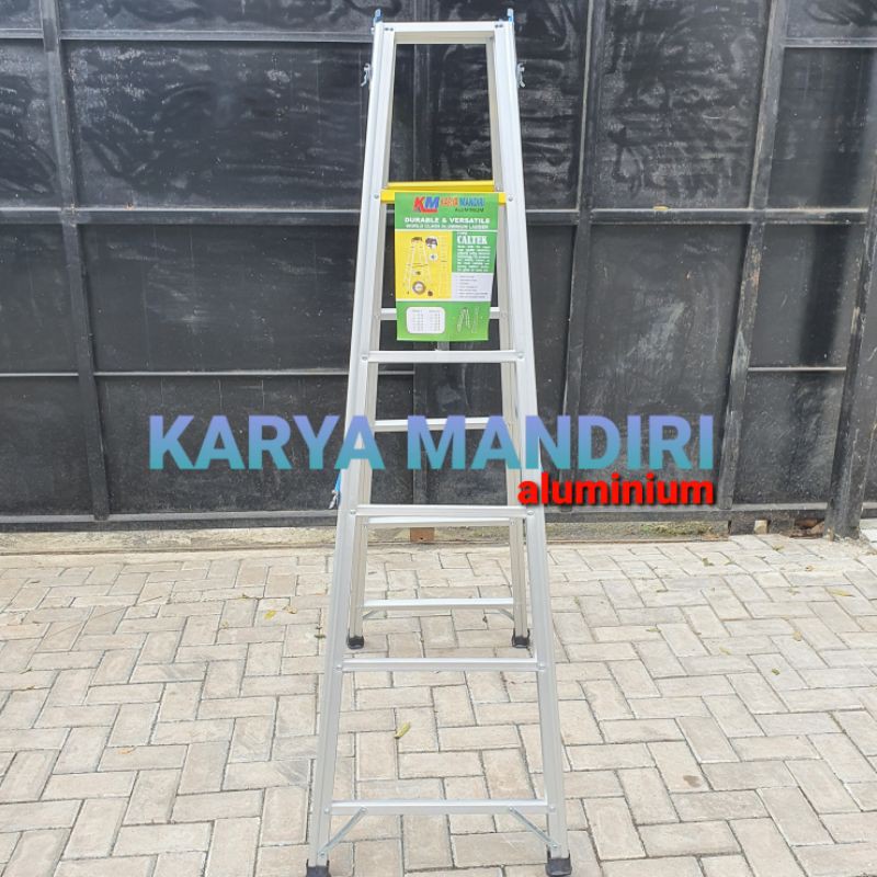 Tangga Lipat Aluminium Ladder Ukuran 1,50 Meter / 150 Cm