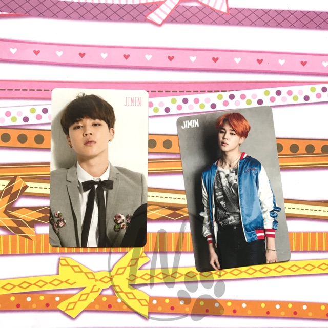 JIMIN PHOTOCARD (BTS JAPAN ALBUM - I NEED U / RUN)