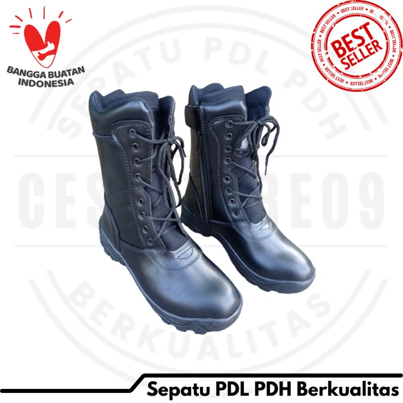 Sepatu PDL TNI POLRI Jatah Sepatu PDL BANSER SECURITY Sepatu Safety